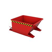 Container red fire frame for train systems trailer