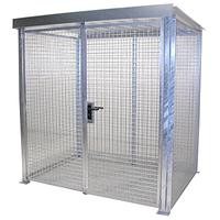Gas bottle storage container galvanized steel