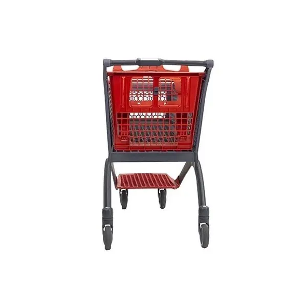Metallic supermarket and warehouse trolley