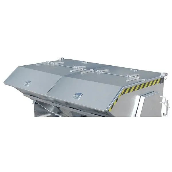 Contenedor basculante, galvanizado en caliente