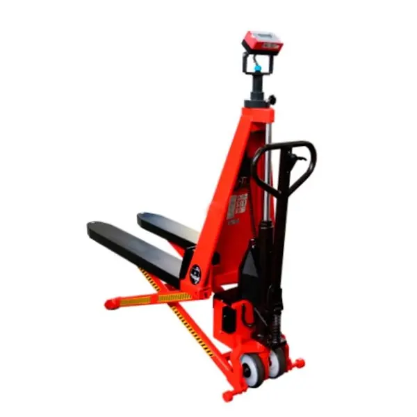 Electric scissor pallet truck with 1000kg capacity