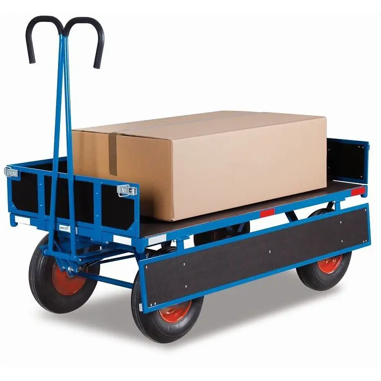 Plataforma Rodante con Paredes Abatibles 1250kg