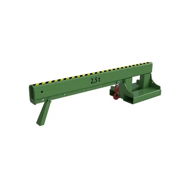 Arms crane extensible painted green