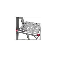 Ladder professional in aluminum with comfortable steps