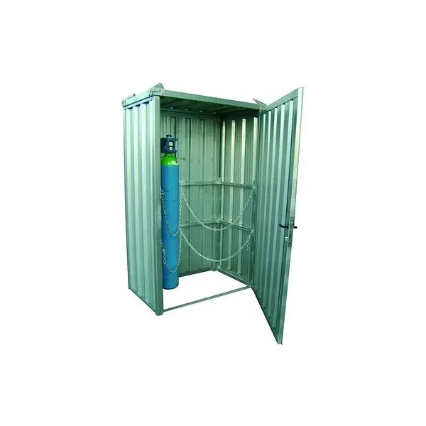 Galvanized case for 14 bottles without floor