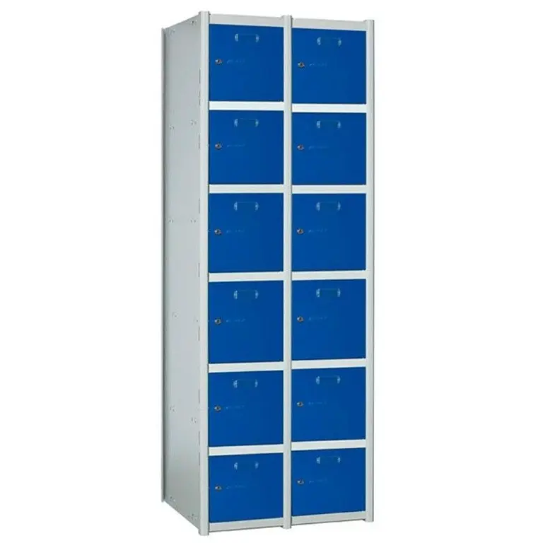 6-door metal locker module