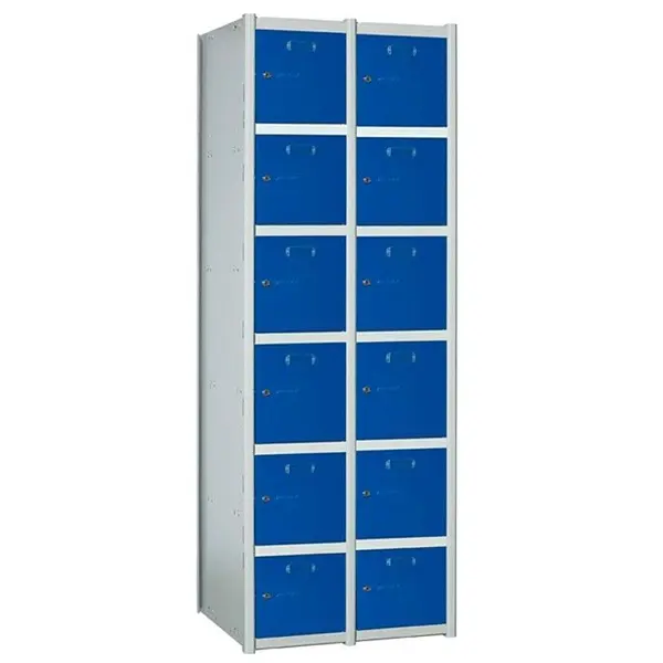 6-door metal locker module