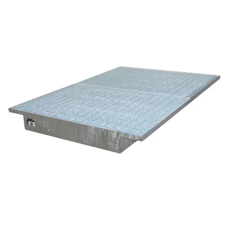 Suspended sink, hot galvanized
