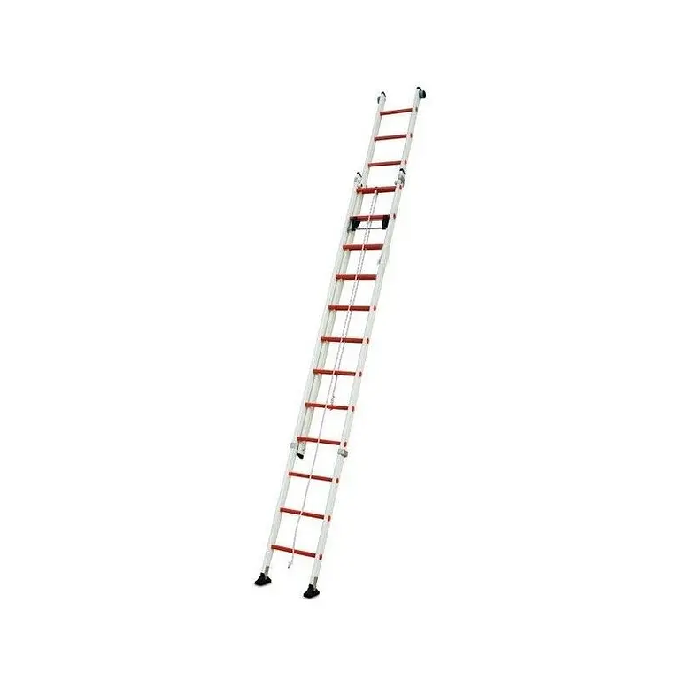 Fiberglass extensible staircase with rope