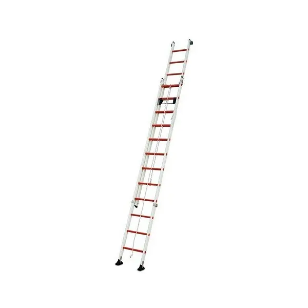 Fiberglass extensible staircase with rope