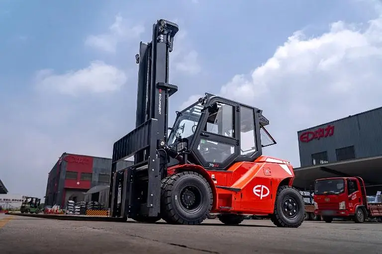 High Capacity Electric Counterbalanced Forklift 7.5T - EFL75-6-HV-PRO
