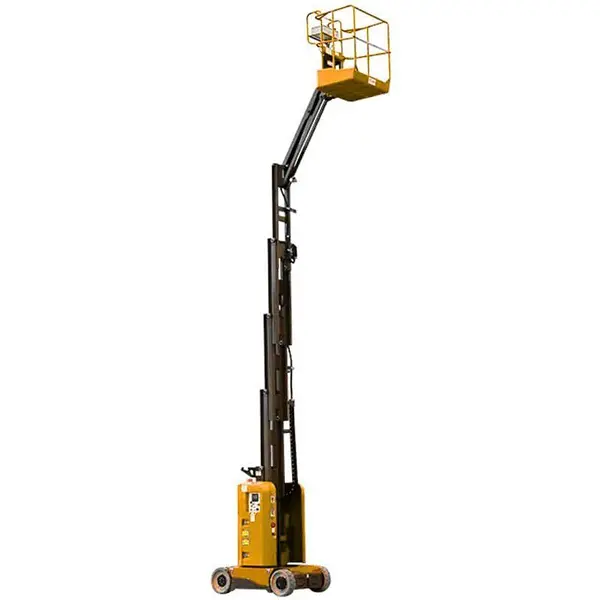 Plataforma Elevadora mástil vertical con brazo 7,9m-200kg
