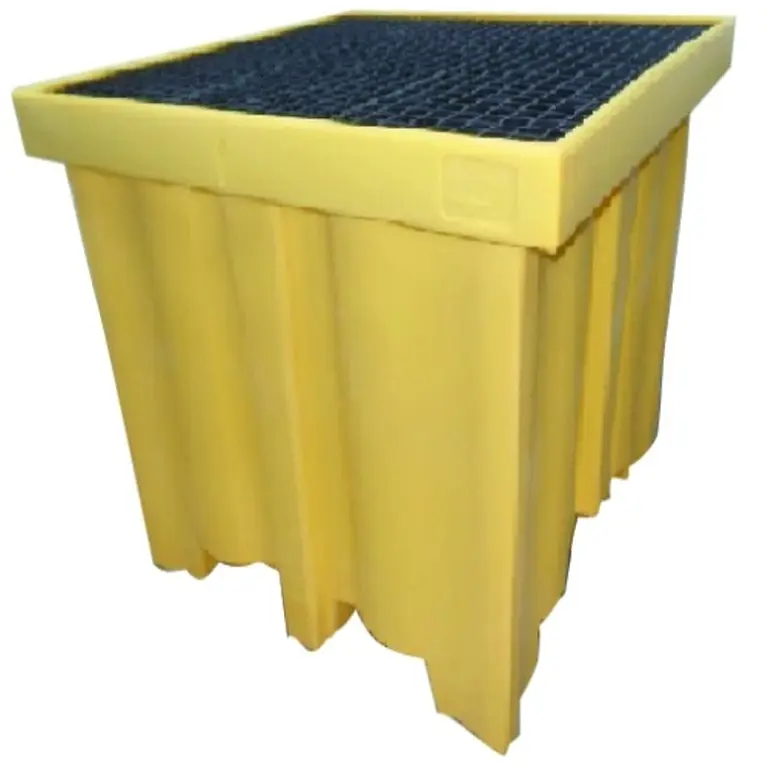 Manupack polyethylene spill containment tray for 1 drum 220l
