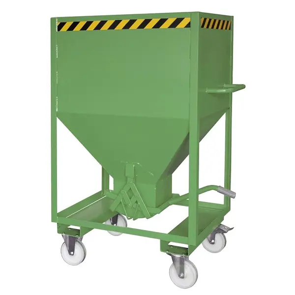 Silo Container, pintado, verde Reseda
