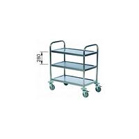 Carro 3 bandejas Inox