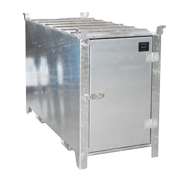 Fluorescent tube box, hot galvanized