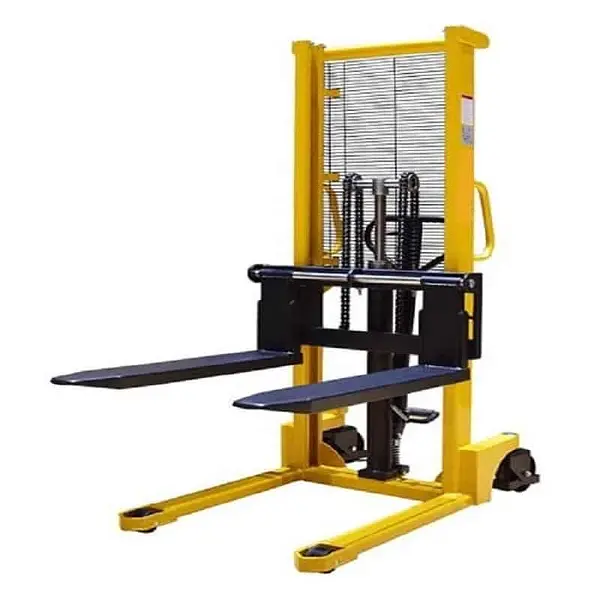 Manual stacker 1000Kg 1600mm adjustable forks