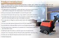 NobleLift NB460 460 mm walk-behind scrubber