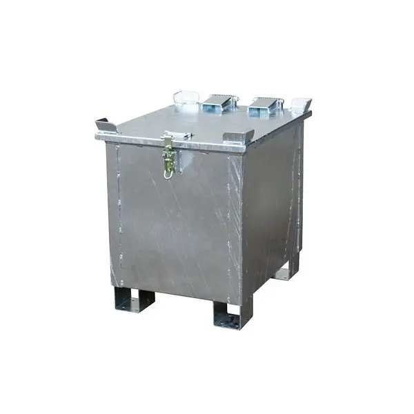 Container for lithium ion battery storage