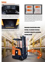 1500/1800 kg stand-up electric forklift - NobleLift CBT15-18