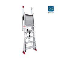 Ladder Foldable with wide adjustable platform in height and wheels