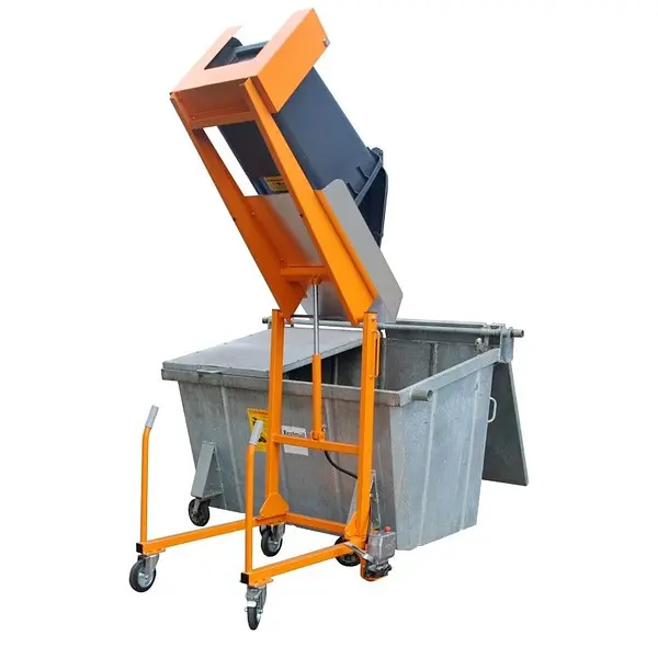 Contenedor de basura con ruedas 120/240 litros con fijación hidráulica