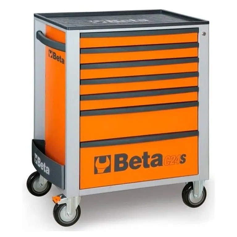 Mobile tool drawer with 7 drawers