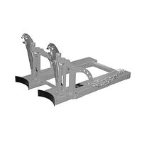 Drum Lifter, painted, gray mouse
