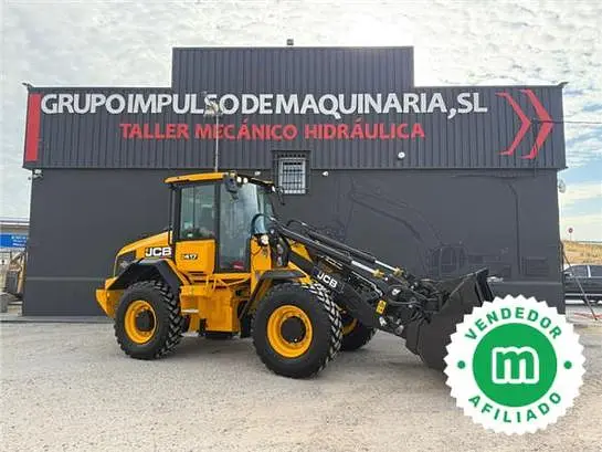 Cargadora de ruedas articulada JCB 417 S5 HT