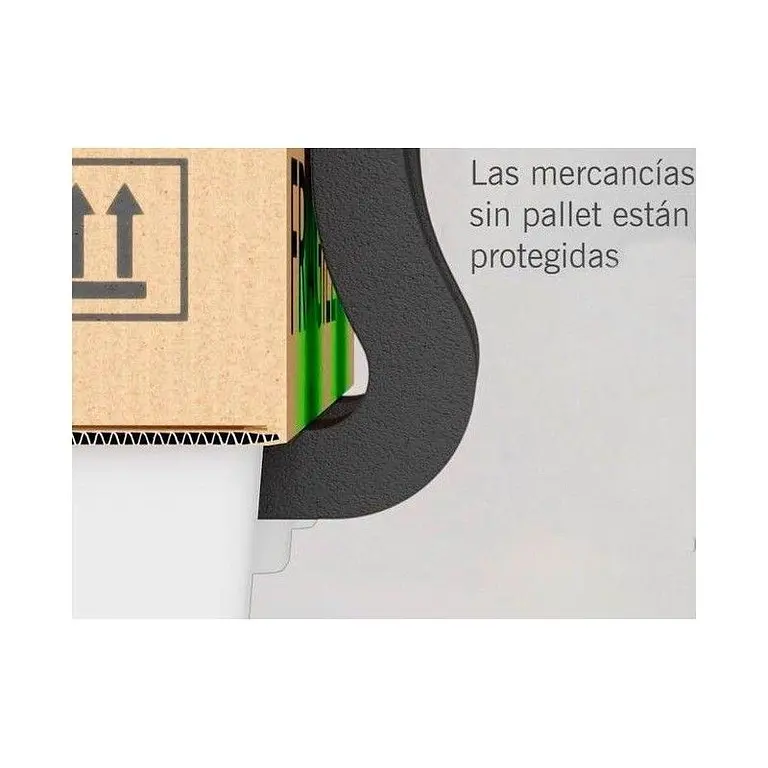 Horquillas con talón ahuecado que no daña mercancía