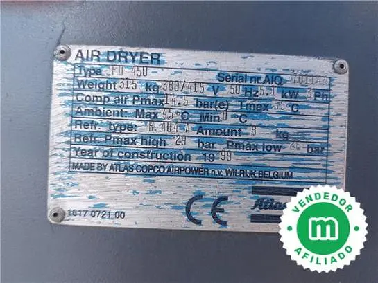 Atlas Copco FD450 air dryer