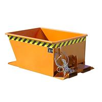 Contenedor basculante, pintado, Amarillo naranja