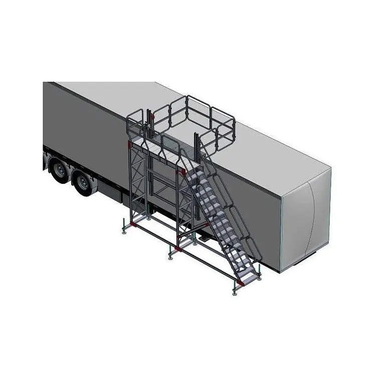 Aluminum platform 150kg 2000mm height