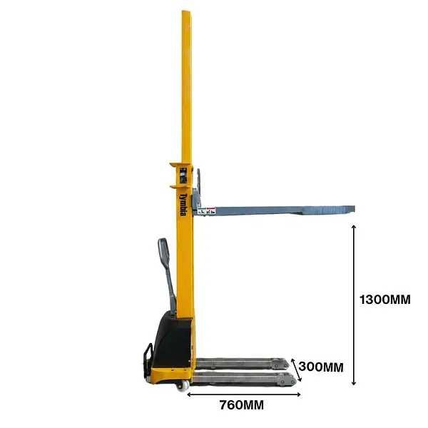 Self-supporting stacker 1000kg to 1300mm