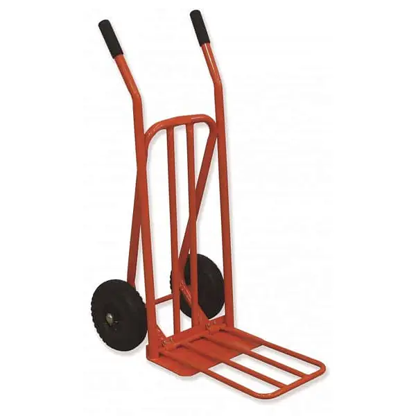 Folding wheelbarrow 250 kg with puncture-proof tire