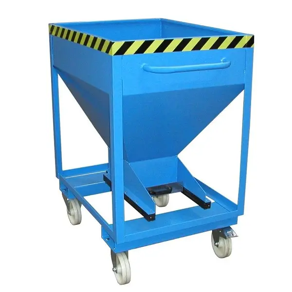 Silo Container, pintado, Azul claro