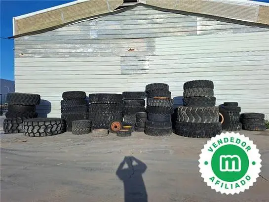 Used tires for machinery
