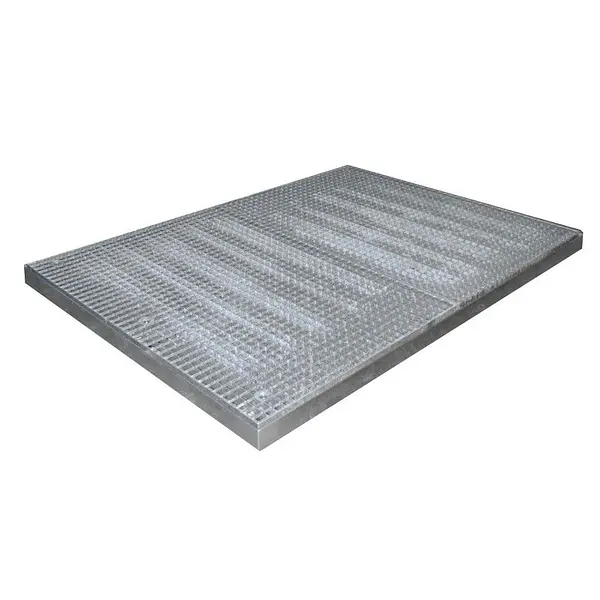 Bandeja derrames de protección de suelo, galvanized