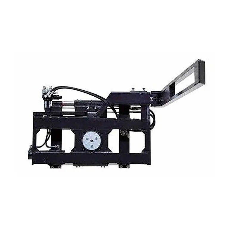 Box rotator with side arm for forklift