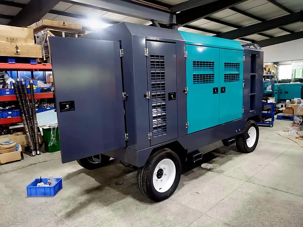 Compresor de aire de tornillo industrial de alta capacidad Cummins 6LTAA8.9