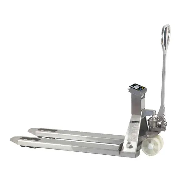 Carretilla de pallet de pesaje galvanizado de 2000Kg