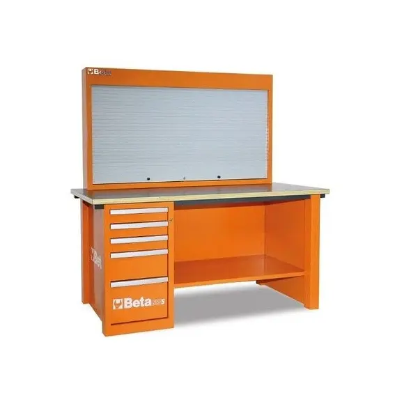 Banco de trabajo C57P con 5 cajones y panel de herramientas