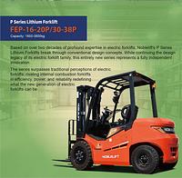 NobleLift FEP-16-20P/30-38P 1600-3800kg P Series Electric Forklift