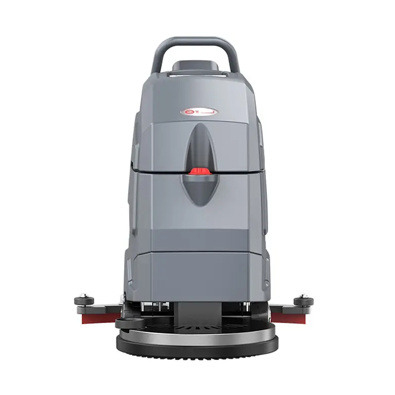 Electric scrubber drier with manual push option X4