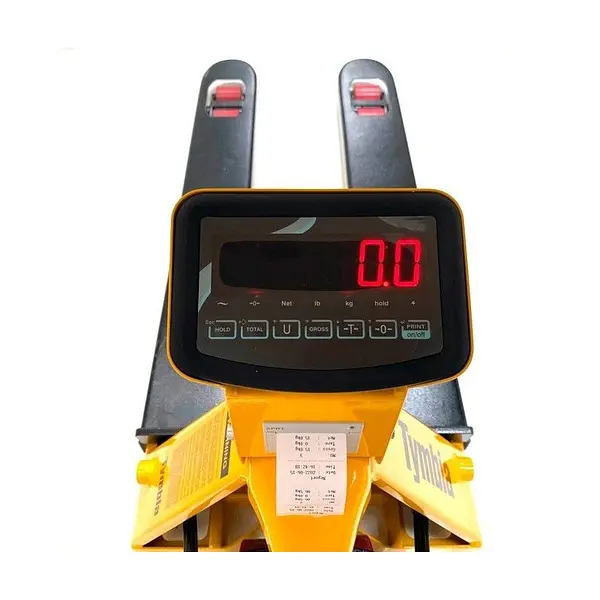 Transpaleta de pesaje 2000kg con impresora