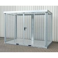 Gas cylinder storage container