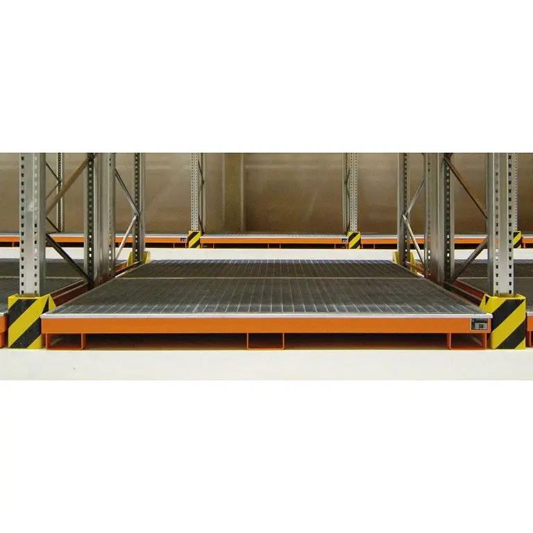 Slope sink with PE insert, painted, orange yellow