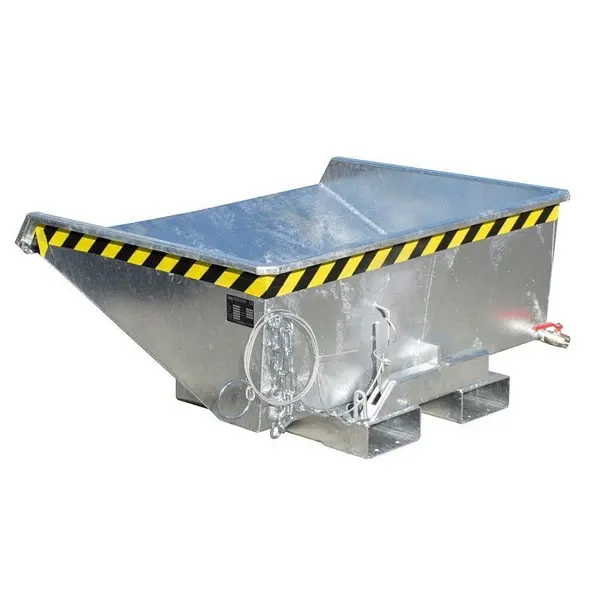 Mini contenedor de virutas, galvanizado en caliente