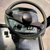 Tymbia electric sweeper with cabin