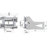Pinza Bullet FEM3 para montacargas